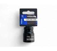 1/2" Drive 24mm Shallow Impact Socket, 12-Point Black Phosphate Finish Chrome Vanadium Steel Metric Socket