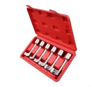 1/2 Drive for flare Nut Wrench Set 6pc 12-19mm 1/2 Drive for | Includes 12, 14, 16, 17, 18, 19mm sizes, 1/2 inch drive square, open end design for flare nuts