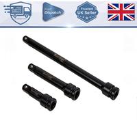Blue Spot Tools Impact Extension Bar Set 02071 - 1/2-inch Drive, Black, 3-Piece