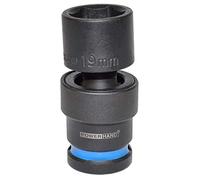 1/2" Drive Shallow Swivel Impact Socket 14mm 6 Point