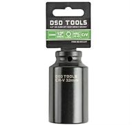 1/2" Drive x 32 mm Deep 6 PT Impact Socket, CR-MO, 1/2-inch Drive 6 Point Axle Nut Socket for Easy Removal of Axle Shaft Nuts (32MM)…