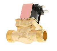 1/2 Electric Solenoid Valve 12V for Water, 1/2" DC-12V All Brass Control Valve Normally Closed Constant Flow Switch, for Drinking Fountains, Water Heaters