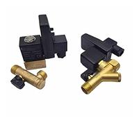 1/2 Electronic Drain Valve Air Compressor Filter Dry Air Storage Tank Drain Cooler Dry Electromechanical Magnetic Valve 220v(Split Body Type,110V)