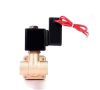 1/2" Energy Saving Pilot Operated High Pressure Normally Closed Brass Solenoid Valve 24 Hours Energize Not Fever 220V 24V 12V(110VAC-VITON Seal)