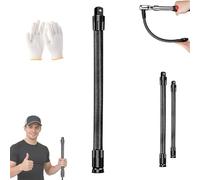 1/2 Flexible Shaft Extension Extender Torque Socket Ratchet Spanners Electric Wrench Connecting Rod, Flex Reach Extension Bar for Outlets,Long Reach Bendable Drive Shaft Tools (35cm/13.78in)