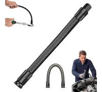 1/2 Flexible Shaft Extension Extender Torque Socket,Wrench Extender,Spring Steel Shaft Ratchet Extension,Electric Wrench Connecting Rod,Bendable,360° Flex Reach,For Outlets Automotive Repair(250mm)