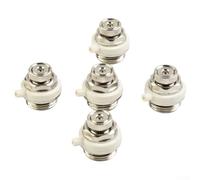 1/2 for BSP Automatic Air Vent Auto Cut-Off Self Bleeding Radiator Valve,Automatic Bleed Valve for Radiators, Automatic Bleed Valve for Heating(5pcs)