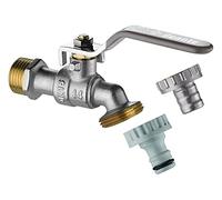 1/2" Garden Patio Bib Ball Valve Lever Type Handle Replacement Brass Tap