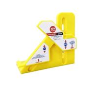 1/2 Gauge Wood Center Point Finder, Precision Tool for Table Saw Blade, Joinery, Router, Bandsaw, Works with Lathes, Ideal for Woodworking Center Locating Tasks