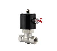 1/2" High Temperature Stainless Steel Steam Solenoid Valve Normally Closed 2-Way Female Thread Electric Valves 220V 24V 12V(24VDC)