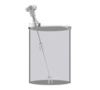 1/2 HP Tank Barrel Air Agitator Stirring Machine, 50 Gallon Pneumatic Paint Mixer, The Air Control Valve Adjusts The Speed and Mixes More Evenly, with Support Hanger
