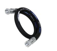 1/2" Hydraulic Hose Assembly 36 Inches - Female JIC x Female JIC, 5,220 PSI, SAE 100 R2AT, 2-Wire Braided, Oil-Resistant Rubber, Heavy-Duty High-Pressure Line | Model HFR208-083F-083F-36