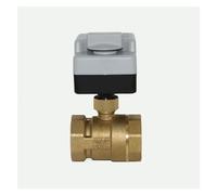 1.2 inch AC220V air conditioner two-way ball valve three-wire two-control with manual switch
