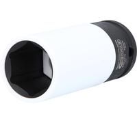 1/2 inch Aluminium Rims Power Socket, Robust, Long, 24 mm