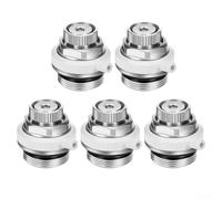 1/2 Inch Automatic Air Vent Valve For Radiator Systems With Reusable Core Under Operating Pressure Conditions(5PCS)