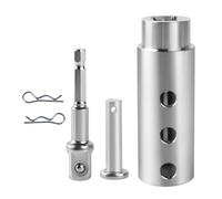 1/2 Inch Caravan Wheel Converter Square Drive Low Speed High Torque Adapter Kit for Drill Chuck 2.5 cm - For Seasonal Maintenance, Ideal For Hobbies