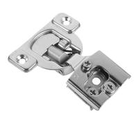 1/2 Inch Concealed Cabinet Door Hinges Stainless Steel Damping Hinge | Full Overlay Fit for Framed and Frameless Cupboards, Quiet Closing, Concealed Straight or Bent Configuration, Easy