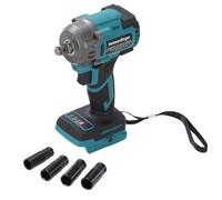 1/2 Inch Cordless Impact Wrench Compatible with Makita 18V Battery-550N.m(406Ft-lbs) Brushless High Torque Impact Gun,3200RPM Driver for Car Tires Truck
