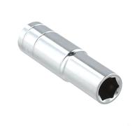 1/2 inch Deep Socket Wrench Set, 8-27mm Hex Socket Adapter for High Torque Ratchet Tool, Chrome Vanadium Steel Lengthened Drive Heads(8mm)