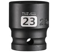 1/2 Inch Drive 23mm Shallow Impact Socket, Chrome Molybdenum Alloy Steel, Standard 6-Point Hex Socket for Ratchets, Torque Electric Wrenches, Air Impact Wrench,Strong and Durable, Metric