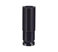 1/2 Inch Drive 32mm Deep Impact Socket, Heat-Treated CR-V Steel Rounded Corner Design for Screw Installation and Removal、Car、Home Repair, Metric Sizes