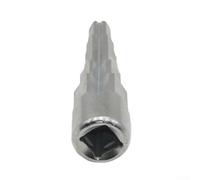 1/2 Inch Drive Five-Step Radiator Spanner Wrench for Valve Nipples and Pipes, Compatible with Thermostatic Valves on Heaters and Radiators, Metal Construction,A