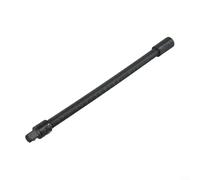否1/2 Inch Drive Flexible Socket Extension Bar, 360° Rotating Long Adapter for Ratchet Wrench and Electric Drill, Spring Steel Joint for Narrow Spaces, 250mm/350mm, Black, 1 Pack(350mm)