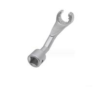 1/2 Inch Drive Fuel Injector Socket Wrench Set - 14mm 17mm 19mm Open End Bi-Hex Sockets for Injector Lines - Chrome Steel(19MM)