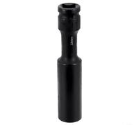 1/2 Inch Drive Hex Socket Wrench Adapter for Lithium and Pneumatic Tools, High Durability Chrome Vanadium Steel, 128mm Length (19mm)