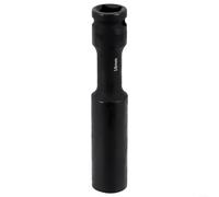1/2 Inch Drive Hex Socket Wrench Adapter for Lithium and Pneumatic Tools, High Durability Chrome Vanadium Steel, 128mm Length (18mm)