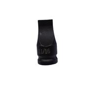 1/2-inch Drive Slotted Screwdriver Bit Socket/Drag Link Socket, 11/16" Width x 1/8" Thickness Tip, Heat-Treated Cr-Mo Alloy Steel