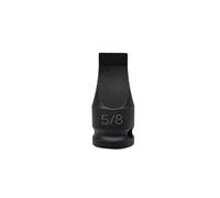 1/2-inch Drive Slotted Screwdriver Bit Socket/Drag Link Socket, 5/8" Width x 3/32" Thickness Tip, Heat-Treated Cr-Mo Alloy Steel