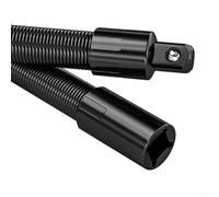 1/2 Inch Drive Socket Extension Bar Flexible Shaft Adapter 10-14 Inch Long Ratchet Wrench Tool with 360 Degree Rotation for Narrow Spaces(250mm)