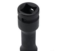 1/2 Inch Drive Socket Wrench Set with 8-19mm Hex Head Adapters, Thin Wall Deep Sockets for Tight Spaces, 128mm Extended Reach, Made of Chromium-Vana(8+14)