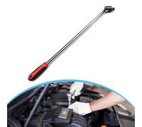1/2 Inch Drive Wrench Chrome Steel Construction Flexible Socket Alloy 24 Inch Length with Non-Slip Swivel Head Ratchet Handle Comfortable Grip 240°