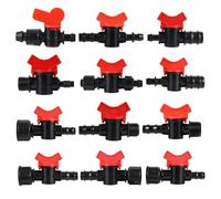 1/2 Inch Female Drip Irrigation On-Off Valve Dn16/20/25 Universal Pipe Fitting Garden Mini Valve(1pc)(Type4)