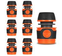 1/2 Inch Garden Hose Connectors and Fittings, 7 PcsHose End Connector, Quick Coupling hHose Pipe Connectors and Fittings, Hose Pipe Tap Connector for Gardena