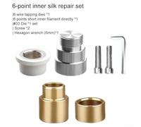 1/2 inch PPR internal thread For crack repair tool for water pipes, designed to repair broken internal threads without damaging pipe walls efficiently (4 points)