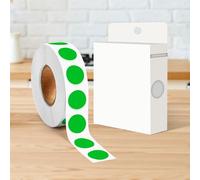 1/2 Inch Round Adhesive Color-Code Dot Sticker,1000 Stickers Roll dots Label,Green Circle Stickers Labels for Office Home
