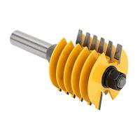 1/2 Inch Shank Finger Joint Router Bit Carbide Tipped Reversible Woodworking Milling Tool for Cabinet Table Furniture