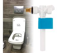 1/2 Inch Side Entry Toilet Cistern Fill Valve With Brass Shank - Copper
