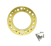 1/2 Inch Spacer Steering Wheel HUB Steering Wheel Hub Kit Adapter Spacer Black Gold Silver LC100745 Car Spacers(Gold)
