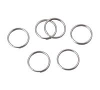 1/2 Inch Split Key Rings,Stainless Steel Dog Tag Mini Rings,Small Key Chain Ring for Craft,Car Keys,Women and Men Car Key Rings - Pack of 60 Pcs