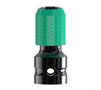 1/2 Inch Square Drive to 1/4 Inch Hex Socket Adapter - Quick Release Chuck Converter for Impact Wrench - Pneumatic Tools - Drill Bits(5pcs)