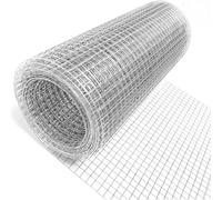 1/2 Inch Stainless Steel Hardware Cloth, Chicken Coop Wire Fencing, Welded Poultry Netting Mesh Roll (1.2m x 5m / 47.2in x 16.4ft) for Durable Chicken Enclosure and Anima