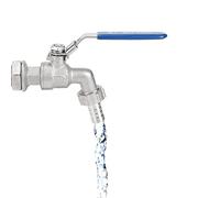 1/2 Inch Stainless Steel Hose Faucet Tap , Hoses Accessories Parts Connectors Ball Valve Weldless Bulkhead TNP 13mm BarbBars and Restaurants