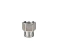 1/2 Inch Stainless Steel Male Female Threaded Pipe Adapter 27mm Long | Extended 27mm length for deeper fitting access in tight plumbing spaces