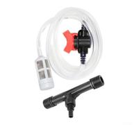 1/2 Inch Venturi Fertiliser Injector Kit For Garden Irrigation for | Compatible with standard 1/2 inch garden hoses Switch filter enables quick flow adjustment Mixes water and