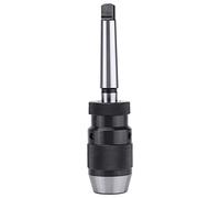 1/2" Keyless Drill Chuck with MT2-B16 Arbor Self Tightening Lathe Chuck for Drill Press Milling Machine Boring Lathe Hand Tools Steel Construction (113mm)