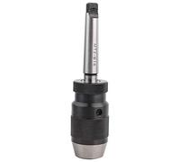 1/2" Keyless Lathe Drill Chuck with MT2 - B16 Arbor, 113mm Steel Self - Tightening - Strong Clamping Force, Quick Hand - Tightening, Fits Milling and Drill Machines